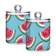 thumbnail image 2 of Ckdifva Watermelon Storage Jar with Lid Acrylic Organization Storage Containers Set of 2, 2 of 7
