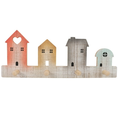 

NUOLUX 1Pc House Shaped Non-trace Nail Hook Creative Clothes Hanger Home Decoration