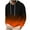 Orange, variant on ZCFZJW Mens Fuzzy Hoodies Casual Tie Dye Gradient Color Print Long Sleeve Drawstring Hooded Pullover Sweatshirts Trendy Cozy Sherpa Fleece Warm Outwear Tops with Pockets Hot Pink XL