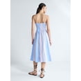 thumbnail image 2 of Free Assembly Women's and Women's Plus Sleeveless Cotton Panel Midi Dress, Sizes XS-4X, 2 of 5