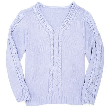 Women's Plus Roll V-Neck Sweater