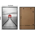 thumbnail image 2 of ELSKER&HOME 22.375x34 Poster Frame 5 Pack, Black Picture Frame for Horizontal or Vertical Wall Mounting, Sturdy and Scratch-proof, 2 of 7