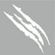 thumbnail image 1 of Uuiauoio Car Claw Mark Stickers, Automotive Claw Mark Decals for Hood Headlight, Universal Car Claw Mark Decoration Stickers Fit Cars Trucks SUVs, Car Accessories, 1 of 2