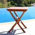 thumbnail image 5 of Sienna Brown Folding Serving Table, 5 of 5