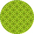 thumbnail image 1 of Ahgly Company Machine Washable Indoor Square Transitional Dark Lime Green Area Rugs, 3' Square, 1 of 7
