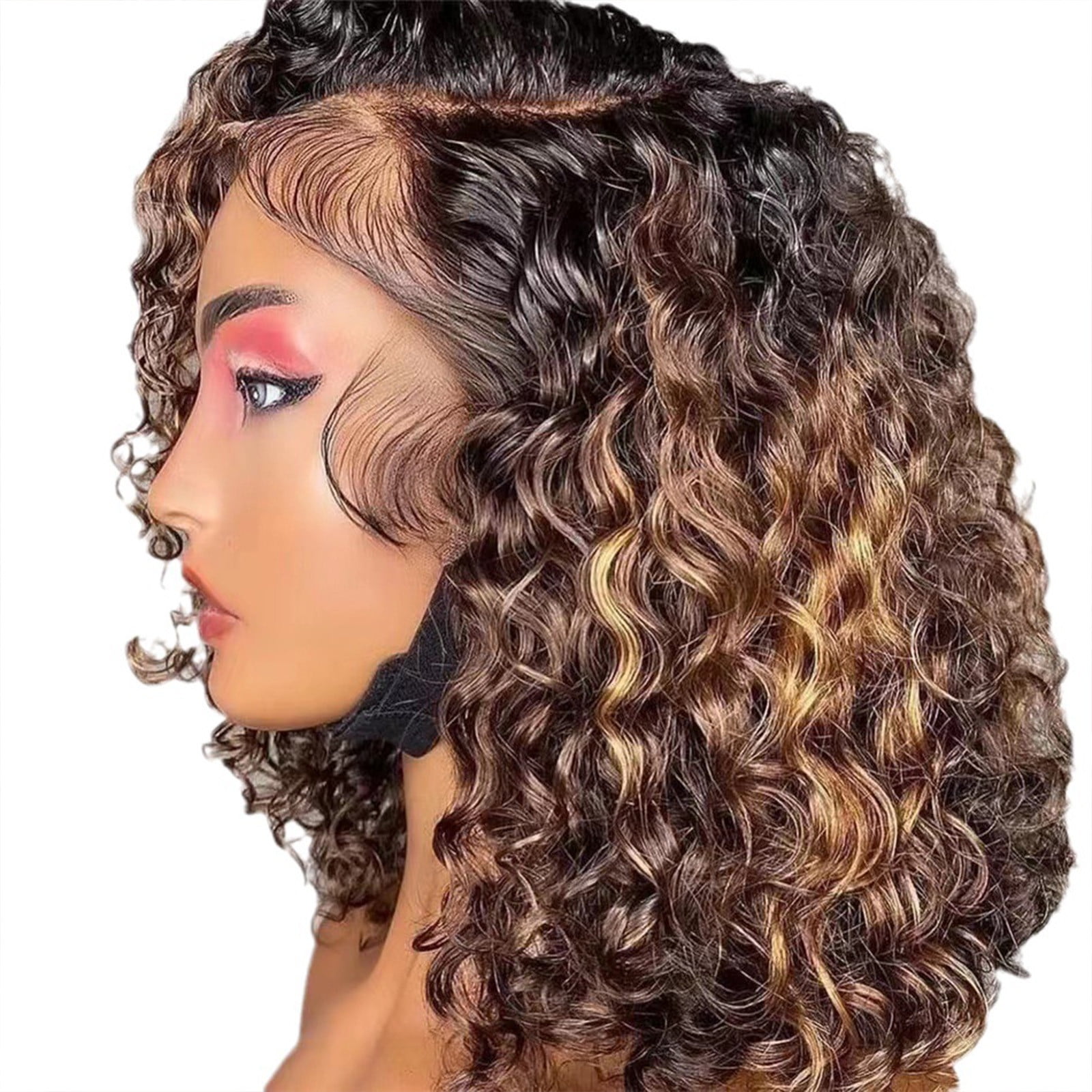 Openpig Clearance Wig Lace Frontal Wig 20-32 Inch 360 Curly Human Hair Wigs Water Lace Closure Wig 360 Wig