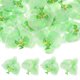 thumbnail image 1 of Cabezas de Flores de Orquídea Artificial de 20 Paquetes, Cabezas de Flores de Mariposa Falsa de Seda para Decoración [3.54", Verde], 1 of 1