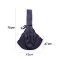 thumbnail image 2 of Laklulu Bolsa para mascotas Mochila para gatos Mochila para mascotas con un hombro Bolsa cruzada oblicua, 2 of 5