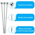thumbnail image 4 of 20PCS Cocktail Picks for Drinks, Stainless Steel Cocktail Toothpicks, Reusable Cocktail Skewers for Olives Appetizers Fruit(4.3 Inch), 4 of 8