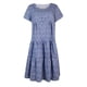 thumbnail image 3 of Vestidos Casuales Vestido Casual Mujer Suelto Plisado Impreso Floral Desplazamiento Ocio (Azul XXL) Cgtredaw para Mujer Azul T M, 3 of 8