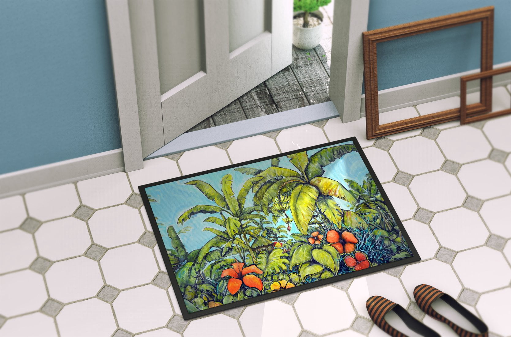 Carolines Treasures MW2014MAT 18 x 27 in. Banana Cabana Doormat