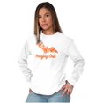 thumbnail image 5 of Cute Haunted House Halloween Bat Women's Long Sleeve T Shirt Brisco Brands L, 5 of 6