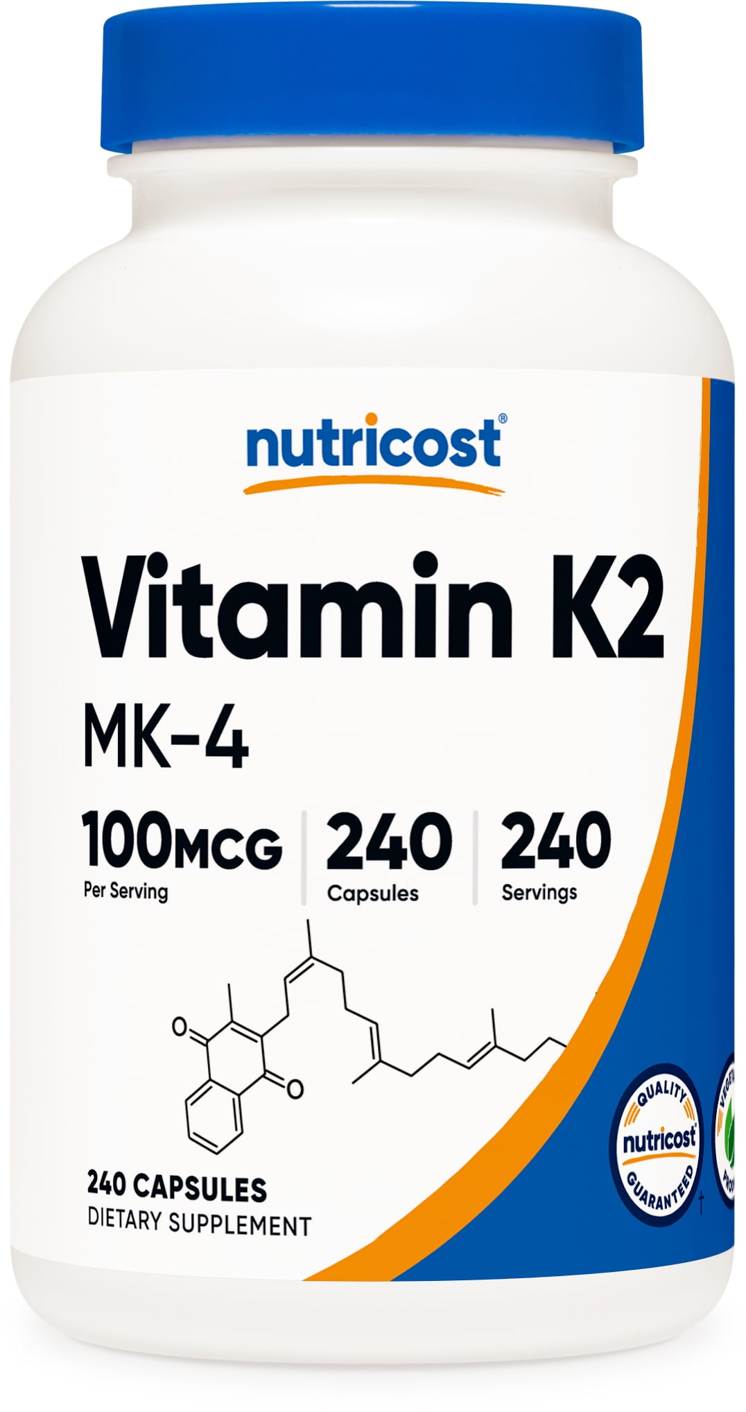 Nutricost Vitamin K2 MK4 240 Capsules 100mcg Jordan Ubuy