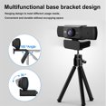 thumbnail image 3 of Microphone Webcam Desktop PC Cam 1080P Mic Video Full Camera with Calling Smart home, 3 of 8