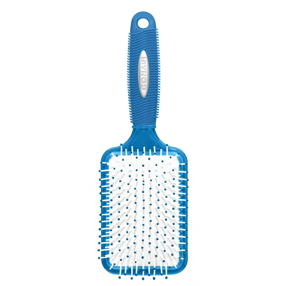Conair 'N Color Nylon Bristle Paddle Hairbrush (Colors Vary) Walmart