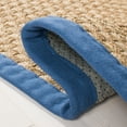 thumbnail image 5 of SAFAVIEH Natural Fiber Arbor Bordered Area Rug, Natural/Light Navy, 6' x 6' Square, 5 of 10
