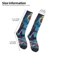 thumbnail image 2 of Vsdgher Space Skeleton Meditation Knee Socks, High Socks Long Stretchy Sock Women Knee High Stocking, Long Socks for Women, 2 of 6