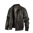 thumbnail image 6 of Reed Men's American Style Bomber Genuine Leather Jacket (5XLTall, Black), 6 of 11