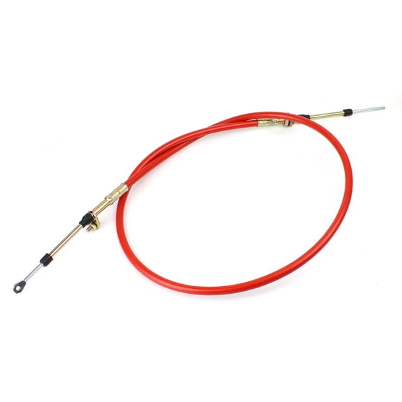 Speedmaster PCE219.1002 4 Ft. Length Shifter Cable Eyelet Threaded Morse Style - Suits HURST
