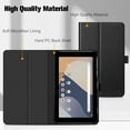 thumbnail image 5 of Fintie Case for Onn. 7" Tablet (2024 Model) - Premium PU Leather Folio Cover for 7-inch Tablet, Black, 5 of 9