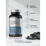 Chelated Magnesium | 360mg | 240 Capsules | by Horbaach