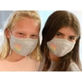thumbnail image 2 of BAILEY BERRY LOVE Adjustable Grey Kids Face Mask, 2 of 6