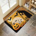 thumbnail image 4 of Horror Pumpkin Ghost Welcome Doormat,Durable Absorbent Happy Halloween Indoor Outdoor 17x30 Inch Floor Mat for Bedroom Living Room, 4 of 6