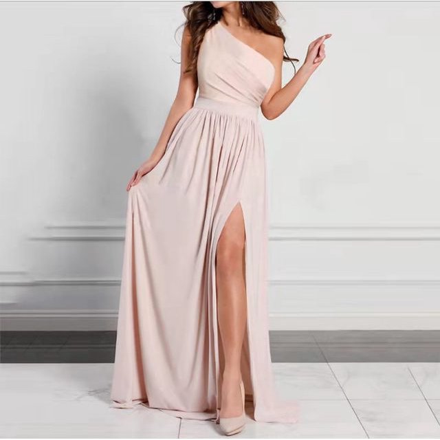 Robe Décontractée d'Été 2022 Aguichant Unie Élégante Robe de Soirée Sans Manches Coupe Ajustée Longue Robe Maxi Débardeur de Bal pour Femmes Longue Robe