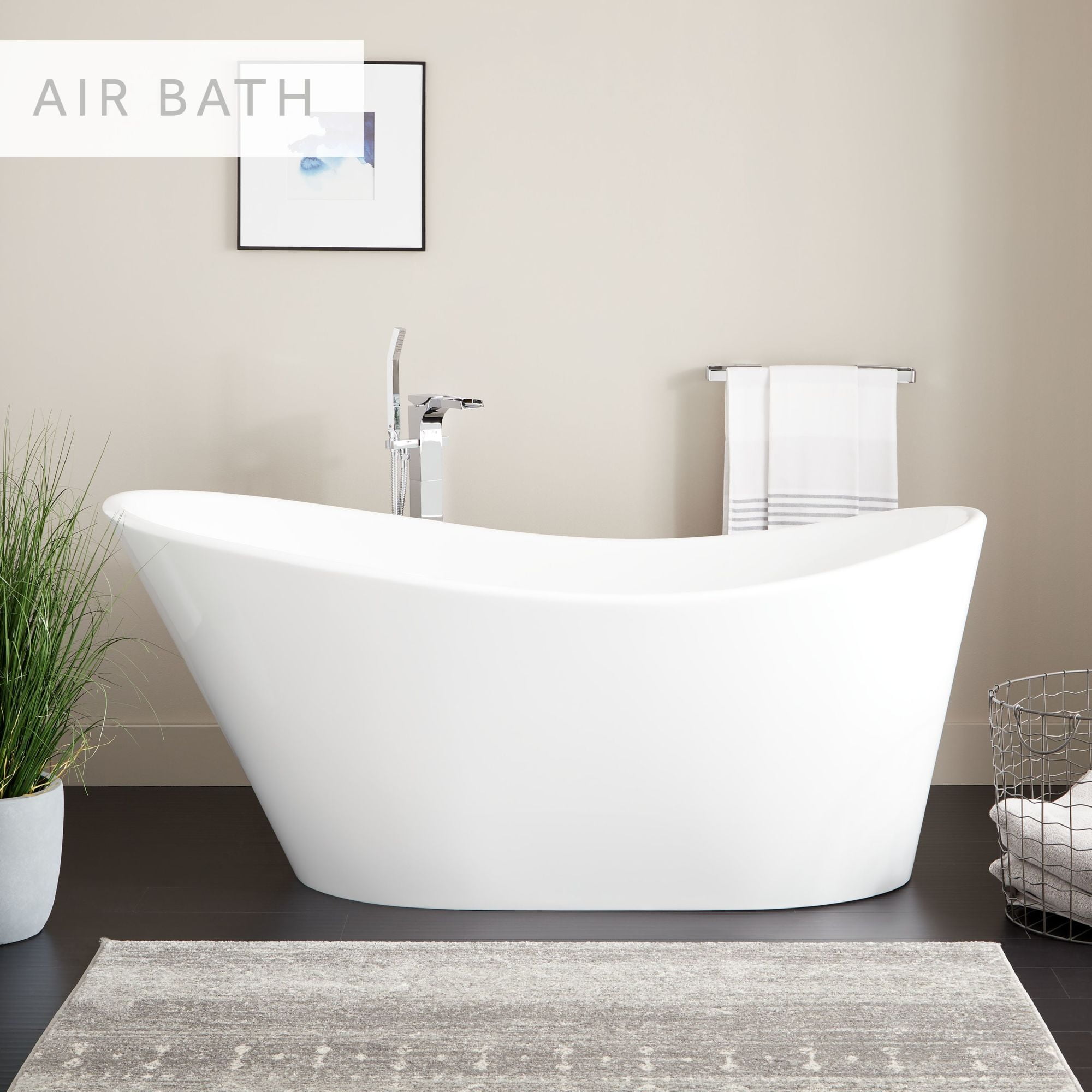 Signature Hardware 93031971Air Saunders 71" Acrylic Free Standing Air