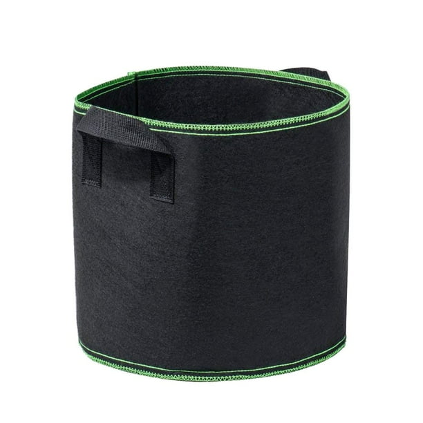 facefd 15 Gallon Black Planting Grow Bags Cloth Pots Grow 15