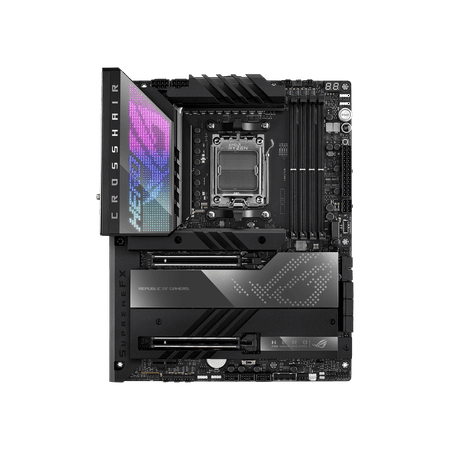 ASUS ROG CROSSHAIR X670E HERO (WiFi 6E) Socket AM5 (LGA 1718) Ryzen 7000 gaming motherboard (18 + 2 power stages, PCIe 5.0, DDR5 support, five M.2 slots, USB 3.2 Gen 2x2 front-panel connector with Qui