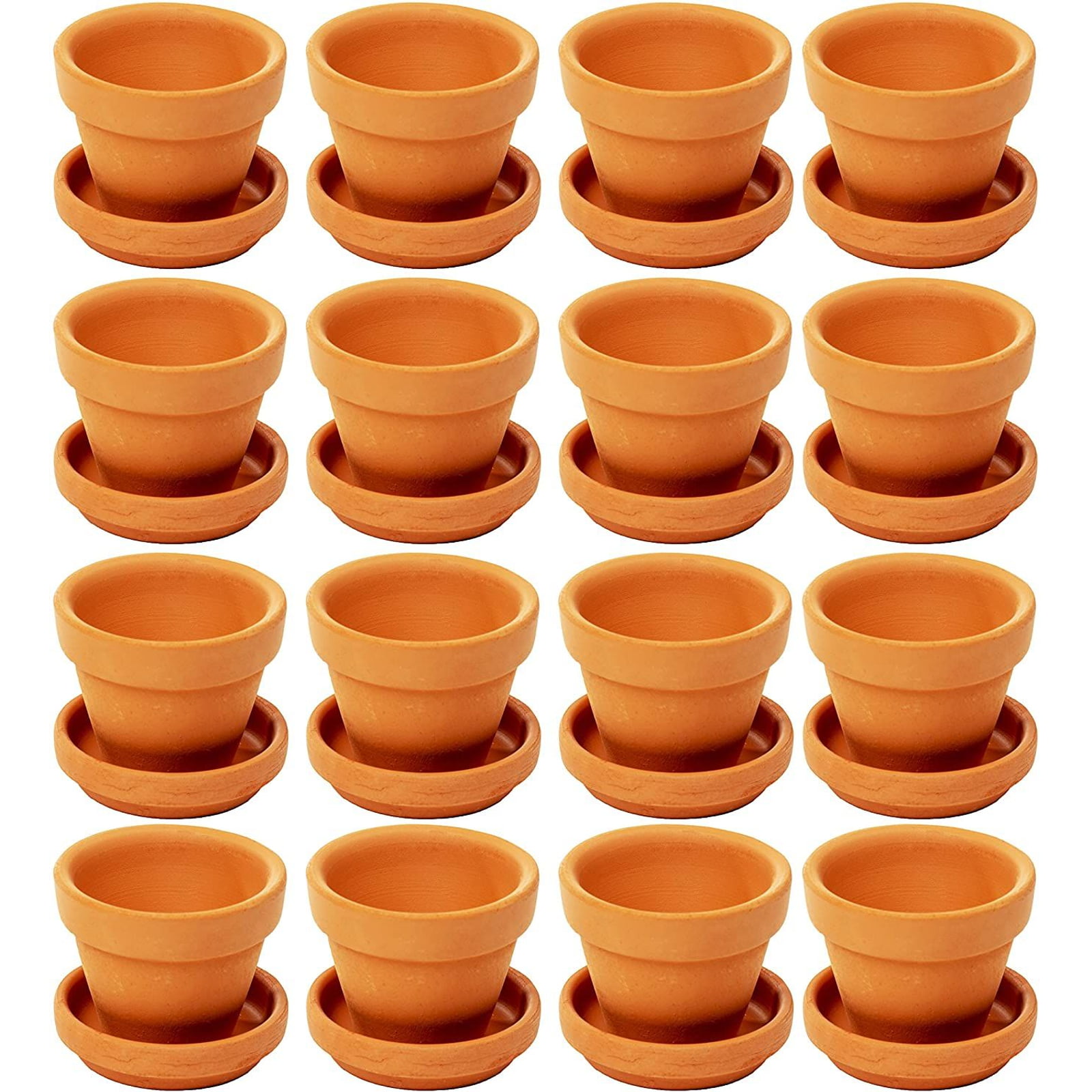 30-Count Mini 2-Inch Terra Cotta Flower Pots Ceramic Pottery Clay Planters for 