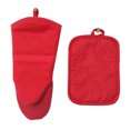 thumbnail image 1 of Un par de guantes con clip de mano aislante del calor Guantes de cocina resistentes al calor para el hogar Guantes para horno, 1 of 5