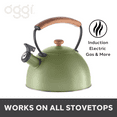 thumbnail image 3 of Stainless Steel, Wood Handle, Whistling Tea Kettle (2.5 lt, 85 oz), 3 of 8