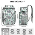 thumbnail image 3 of Fluffy Koala Design Backpack Cooler, Insulated Leak Proof Cooler Bag, Waterproof Lunch Backpack with Animal Pattern for Hiking, Fishing, Picnic, Work, 3 of 6