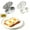2PC Gray and White, variant on Clearance 2PC Microwave Egg Cooker 2 Eggs, Egg Mold for Breakfast Sandwiches, Dash Rapid Muffin Pan Egg Cooker Microwave for Kitchen (Dark Gray and White)