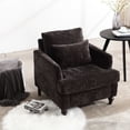 thumbnail image 2 of Black Chenille Color / Elegant Accent Chair for Interior, 2 of 6