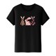 thumbnail image 2 of Mujeres Manga Corta de Verano Tops Pascua Impresa Cuello Redondo, Blusa de Moda Casual para la Primavera, 2 of 5