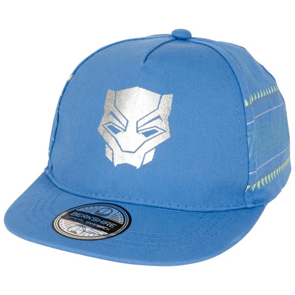 Sombrero Berkshire Fashions Black Panther Silver Mask Logo Snapback