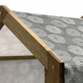 thumbnail image 4 of Floral Pet House, Abstract Illustration of Dahlia Flowers Composition Petal Prints, Outdoor & Indoor Portable Dog Kennel with Pillow and Cover, 5 Sizes, Grey Dimgrey and Coconut, by Ambesonne, 4 of 4