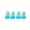 Blue, variant on 4PCS Adjustable Pet Waterproof Rain Boots, Anti-Slip Outdoor Paw Protector, Wrinkle Resistant Footwear for Dog Walking Hiking Travel