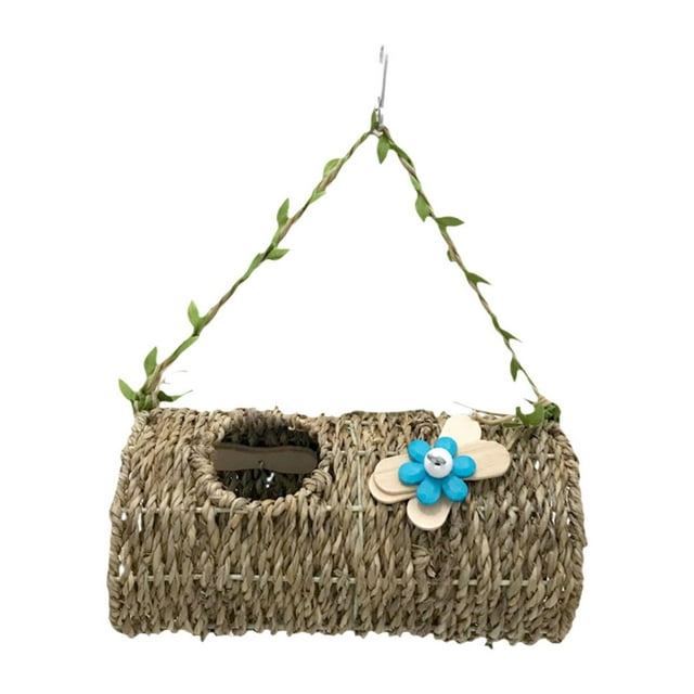 Nido de Pájaro colgante, casa de descanso de Animal PEQUEÑO, hamaca de escalada estable y ligera, hábitats para mascotas, suministros para pájaros 1 pieza