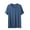 Dark Blue, variant on Men's Relaxed Fit V-Neck T-Shirt – Solid Color Short Sleeve Cotton Modal Tops for Summer Casual Wear Loose Fit Cotton Modal Tee