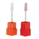 thumbnail image 2 of Juego de 2 brocas de diamante para uñas, lima de uñas acrílica profesional Blanco + rosa, 2 of 6