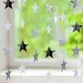 thumbnail image 3 of Patelai Glitter Star Garland Banner Decor, 130 Feet Bright Star Hanging Bunting Banner Backdrop for 2025 New Year Decor Graduation Wedding Birthday Christmas Party(Gold), 3 of 10