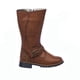 thumbnail image 2 of Botas Para Niñas Con Estoperoles Tipo Piel Café Casuales Cómodos 031N2Q cafe 21 INCÃGNITA 031A2Q, 2 of 7