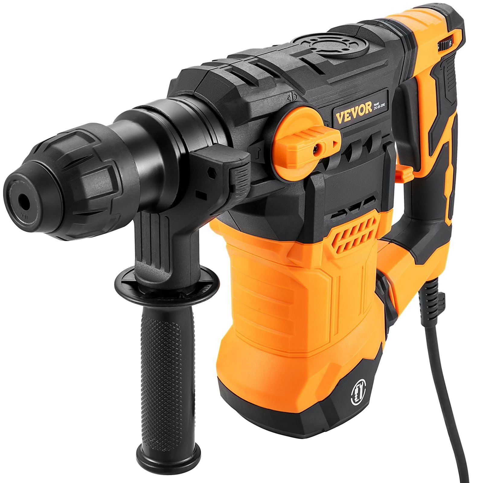 4-Mode SDS-Plus Rotary Hammer (1-1/4") - All-in-One Corded Electric Hammer for Drilling into Concrete, Brick, and Light Demolition Chipping Tasks