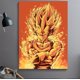 thumbnail image 4 of Cuadro Decorativo Dragon Ball Majin Vegeta Dorado Canvas Listo Para Colgar 30x45cm Jungle Art Impresion Tela Arte, 4 of 7