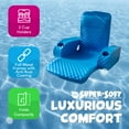 thumbnail image 4 of TRC Recreation Baja Folding Chair Swimming Pool Float Armchair, Bahama Blue, 4 of 9