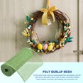 thumbnail image 4 of 3uds 10 Pulgadas Polipropileno Arpillera Malla para Diadema, Decorativa Malla Tela Cinta 6.4 Jardín para Otoño Pascua Navidad Flores Lazo, Verde, 4 of 7